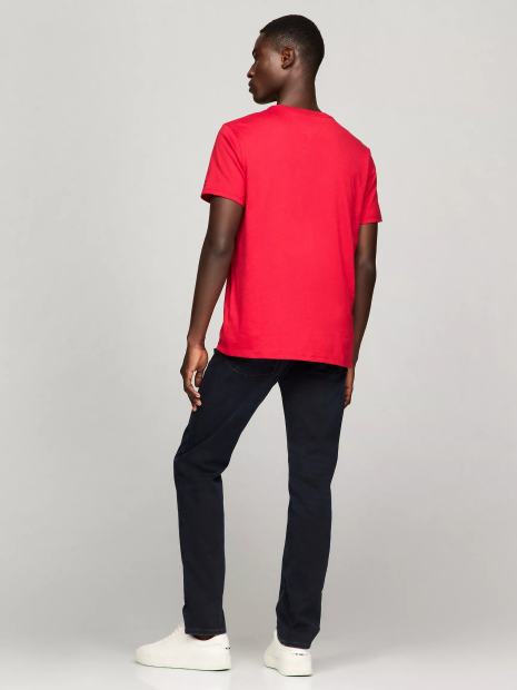 Мужская футболка Tommy Hilfiger с логотипом 1159835916 (Красный M)