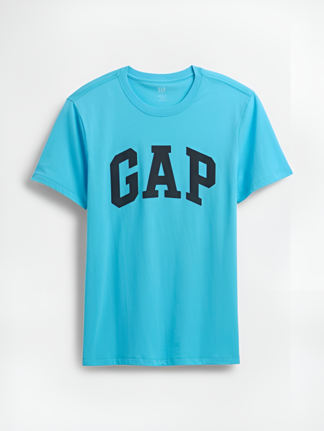 Футболка мужская GAP с логотипом 1159836194 (Голубой XXL)