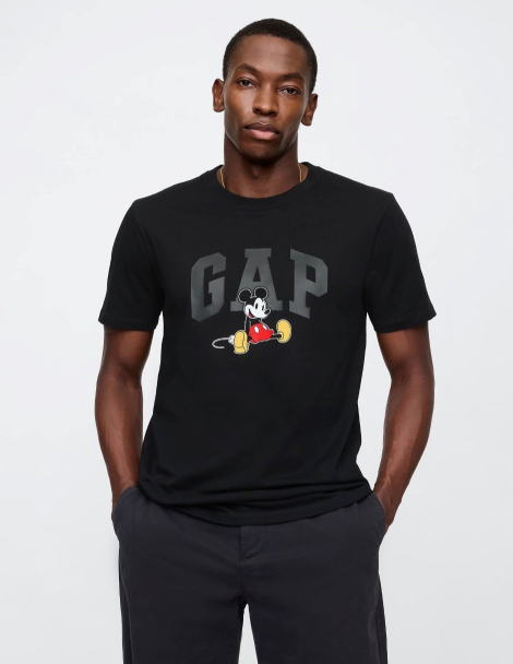 Футболка мужская Disney GAP с логотипом 1159836362 (Черный L)