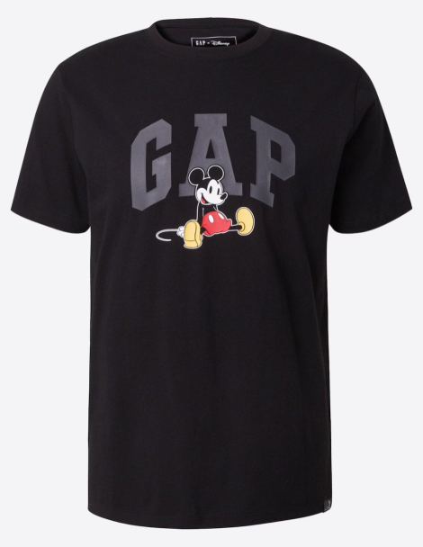 Футболка мужская Disney GAP с логотипом 1159836362 (Черный L)