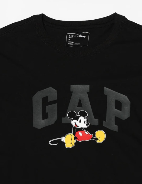 Футболка мужская Disney GAP с логотипом 1159836362 (Черный L)
