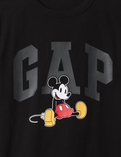Футболка мужская Disney GAP с логотипом 1159836362 (Черный L)