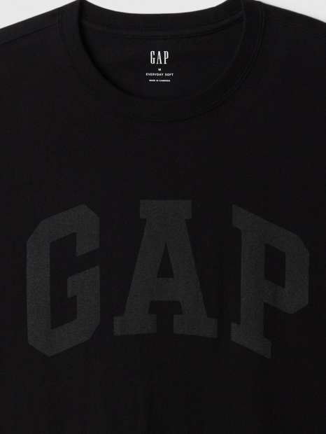 Футболка мужская GAP с логотипом 1159836910 (Черный XL)