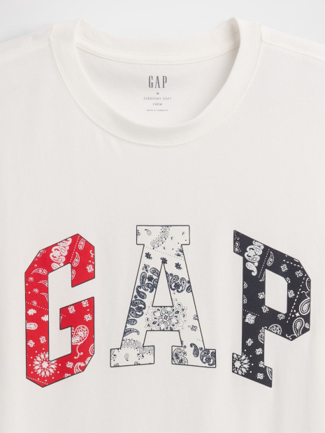 Футболка мужская GAP с логотипом 1159836560 (Белый L)