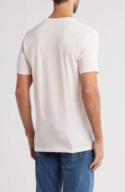 Футболка мужская Levi's с принтом 1159836640 (Молочный L)