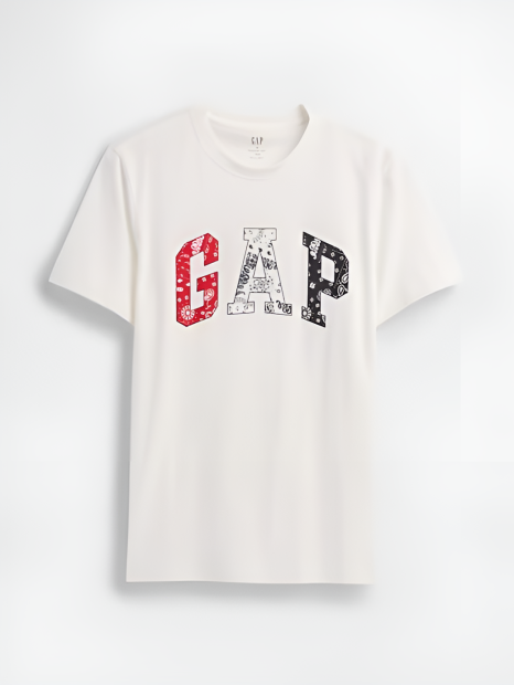 Мужская футболка GAP с логотипом 1159836905 (Белый XL)