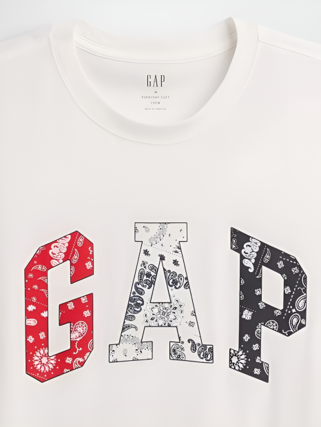 Мужская футболка GAP с логотипом 1159836905 (Белый XL)