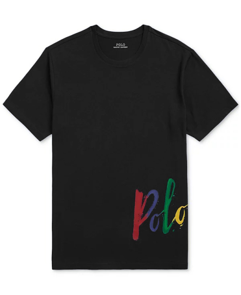 Футболка чоловіча Polo Ralph Lauren з логотипом 1159836829 (Чорний M)