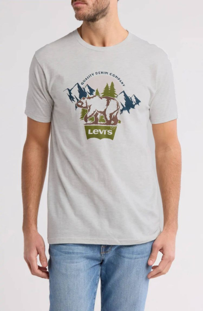 Жіноча футболка Levi's 1159836922 (Сірий XL)