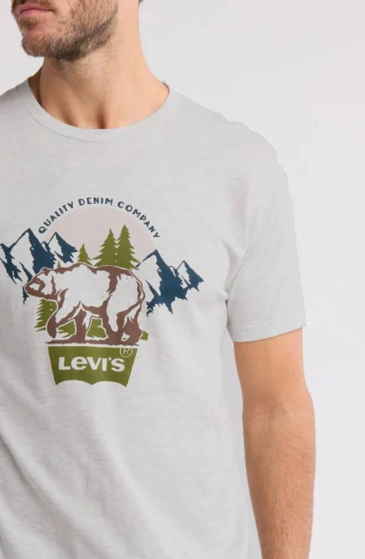 Жіноча футболка Levi's 1159836922 (Сірий XL)