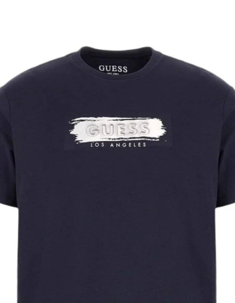 Мужская футболка Guess с логотипом 1159837293 (Синий XXL)