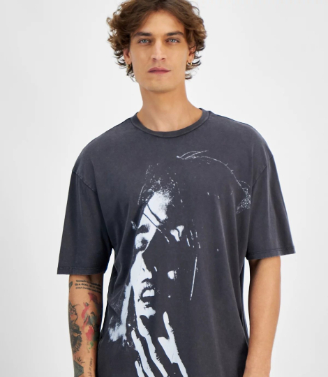 Чоловічі футболки Guess з принтом 1159837561 (Сірий XL)