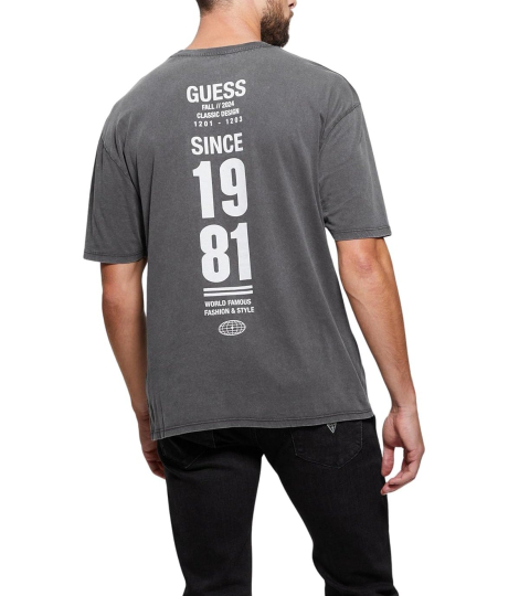 Чоловічі футболки Guess з принтом 1159837561 (Сірий XL)