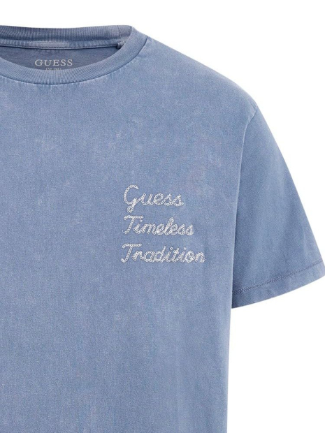 Мужская футболка Guess 1159837750 (Синий XL)