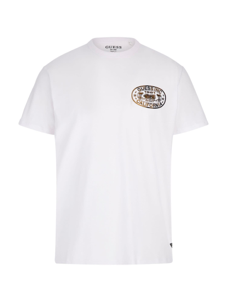 Мужская футболка Guess с принтом 1159837804 (Белый XXL)
