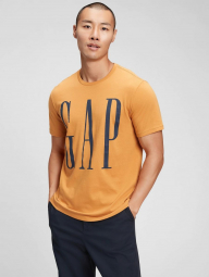 Футболка мужская GAP с логотипом 1159758423 (Оранжевый, XL)