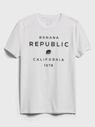 Мужская футболка Banana Republic 1159761796 (Белый, XXL)