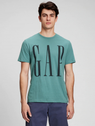 Футболка мужская GAP хлопковая 1159762989 (Бирюзовый, M)