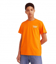 Футболка мужская Tommy Hilfiger с логотипом 1159763700 (Оранжевый, XXL)