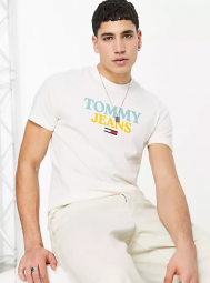 Футболка Tommy Hilfiger с логотипом 1159763854 (Кремовый, XL)