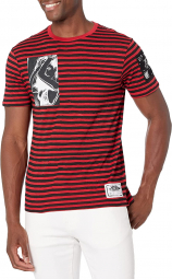 Мужская футболка Guess с абстрактным принтом 1159767850 (Красный, XS)