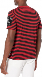 Мужская футболка Guess с абстрактным принтом 1159767850 (Красный, XS)