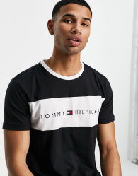 Футболка Tommy Hilfiger с логотипом 1159769062 (Черный, S)