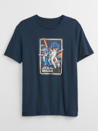 Мужская футболка GAP с принтом от StarWars 1159772126 (Синий, M)