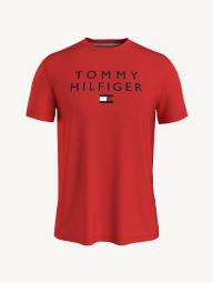 Мужская футболка Tommy Hilfiger с логотипом 1159776517 (Красный, XL)