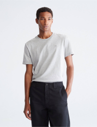 Мужская футболка Calvin Klein с вышитым логотипом 1159774551 (Серый, L)