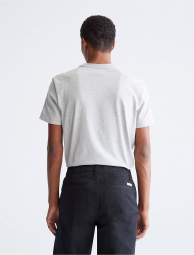 Мужская футболка Calvin Klein с вышитым логотипом 1159774553 (Серый, XXL)