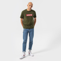 Футболка мужская Levi's с коротким рукавом 1159775190 (Зеленый, L)