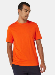 Футболка мужская Tommy Hilfiger с круглым вырезом 1159775908 (Оранжевый, XS)