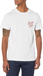Мужская футболка Guess с логотипом 1159778819 (Белый, XXL)