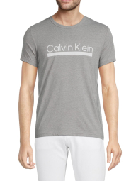 Мужская футболка Calvin Klein с логотипом 1159779552 (Серый, M)