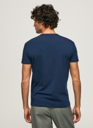 Мужская футболка Pepe Jeans London с логотипом 1159779846 (Синий, M)