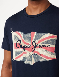 Чоловіча футболка Pepe Jeans London з принтом і логотипом оригінал