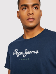 Мужская футболка Pepe Jeans London с логотипом 1159790715 (Синий, S)