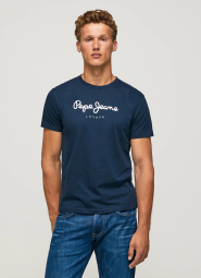 Мужская футболка Pepe Jeans London с логотипом 1159779910 (Синий, XL)