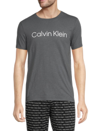 Мужская футболка Calvin Klein с логотипом 1159781938 (Серый, M)