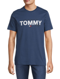 Футболка Tommy Hilfiger с логотипом 1159782025 (Синий, M)