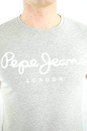 Мужская футболка Pepe Jeans London с логотипом 1159786134 (Серый, M)