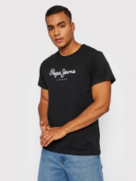 Мужская футболка Pepe Jeans London с логотипом 1159786255 (Черный, S)