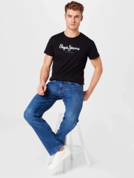 Мужская футболка Pepe Jeans London с логотипом 1159793731 (Черный, XL)