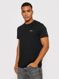 Мужская футболка Pepe Jeans London с логотипом 1159786263 (Черный, M)