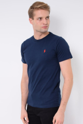 Футболка мужская Polo Ralph Lauren с вышитым логотипом 1159786637 (Синий, S)