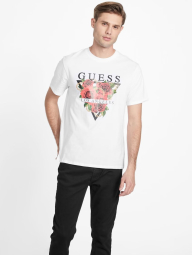 Мужская футболка Guess с рисунком 1159788005 (Белый, L)