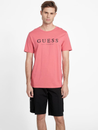Мужская футболка Guess с логотипом 1159787741 (Розовый, XL)