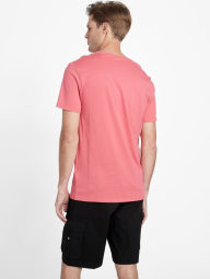 Мужская футболка Guess с логотипом 1159787756 (Розовый, M)
