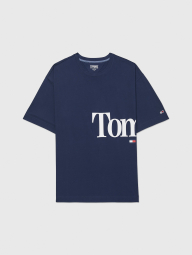 Мужская футболка Tommy Hilfiger с логотипом 1159788498 (Синий, XXL)